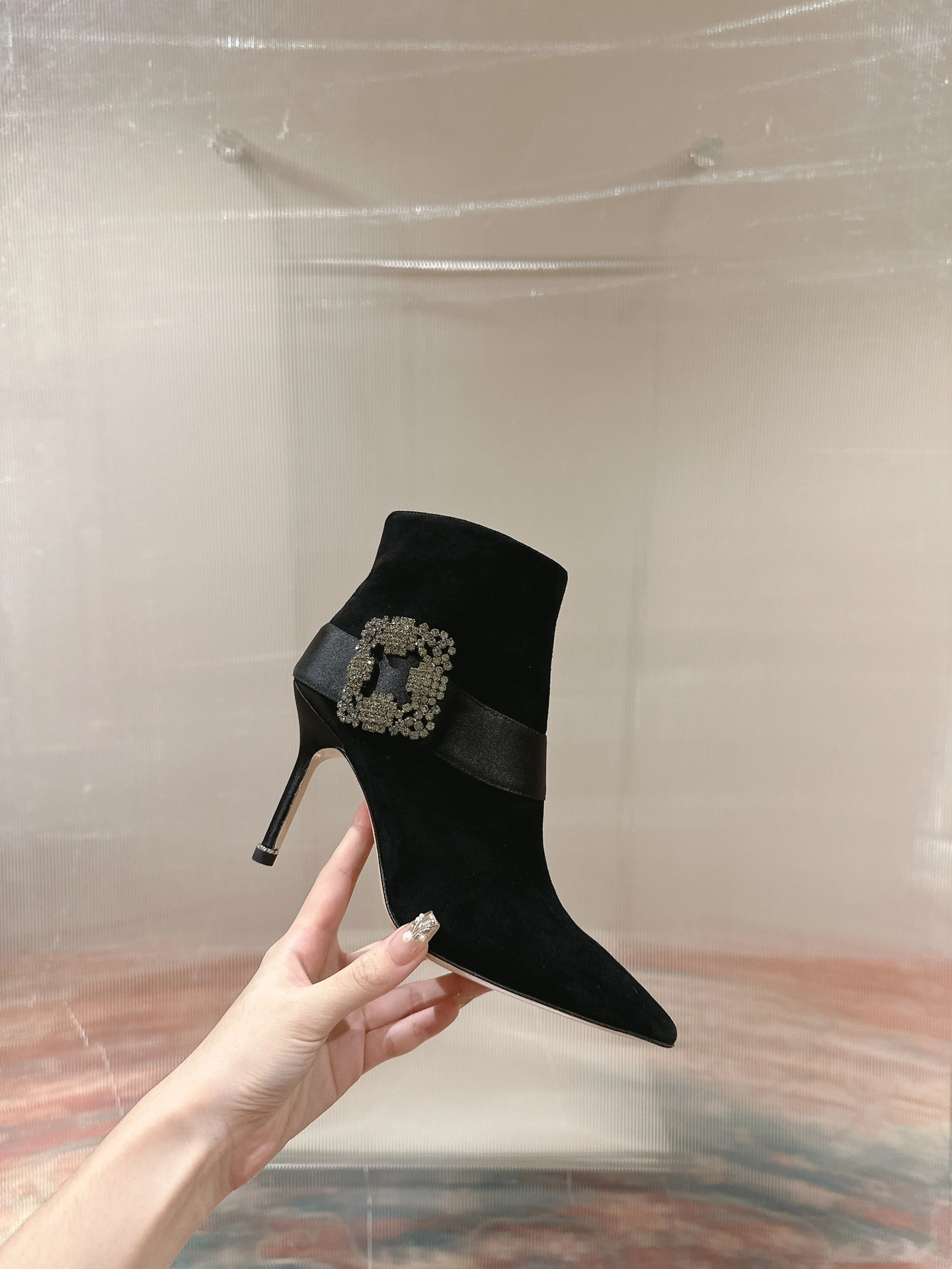 COCO-- M19o8o 223-1450-0015 Heel height：8.5CM Calfskin item:D-X158F1227